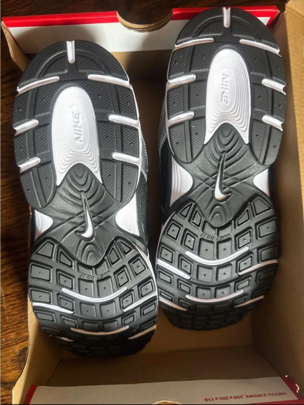 Nike Kids Black and Silver Mesh Runner Sneakers